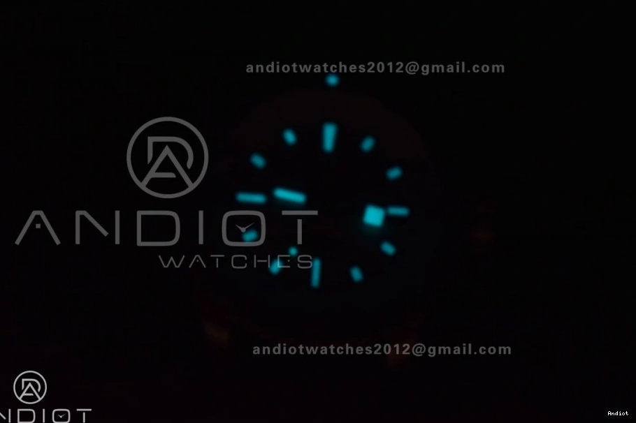 SS Rubber Best A2824 Automatic Dial on Orange Edition 42 Green 1:1 BLSF SuperOcean Strap 1113